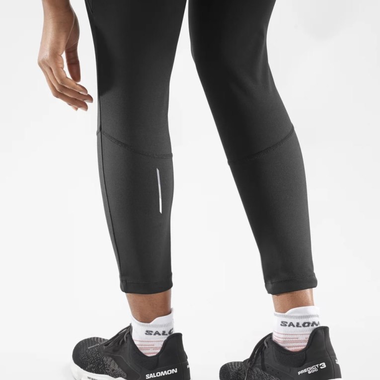 Calça Legging Salomon Cross Run 25'' Feminino Pretas | PT F10483